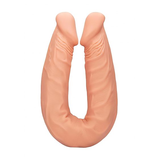 / RealRock Double Dong 18 - dvojité dildo (46 cm) - prírodné