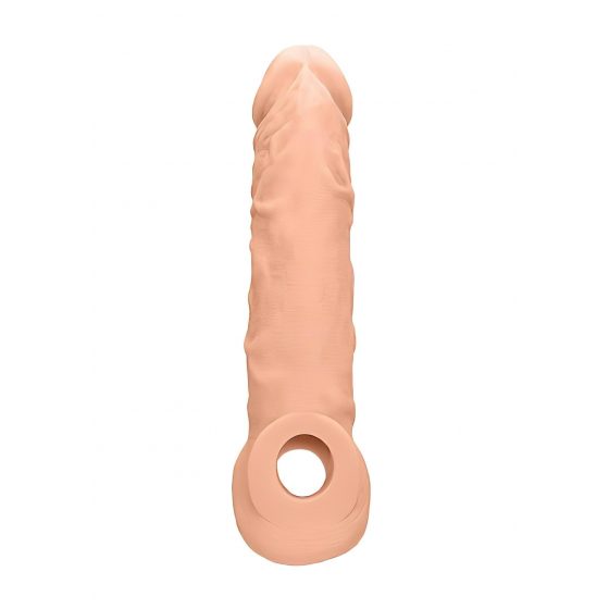 RealRock Penis Sleeve 8 - návlek na penis (21cm) - telová farba