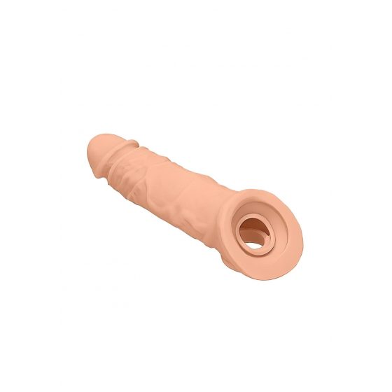 RealRock Penis Sleeve 8 - návlek na penis (21cm) - telová farba