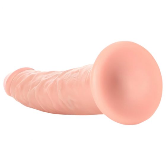 RealRock Slim - lepkavé, realistické dildo - 15,5 cm (prírodné)