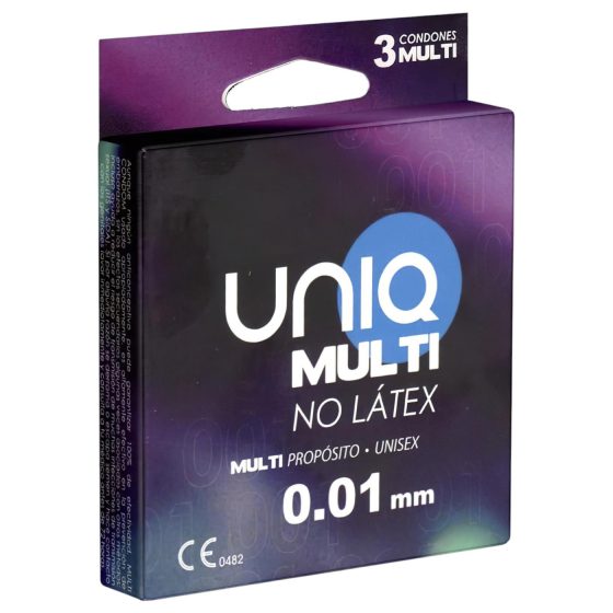 Uniq - latexové kondómy bez latexu (3ks)