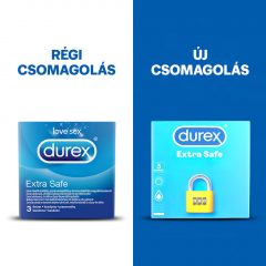 Durex extra safe - bezpečné kondómy (3 ks)