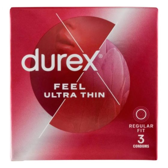 Durex Feel Ultra Thin - ultra realistické kondómy (3ks)