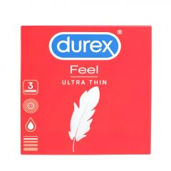 Durex Feel Ultra Thin - ultra realistické kondómy (3ks)