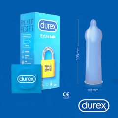 Durex extra safe - bezpečný kondóm (12ks)