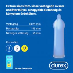 Durex extra safe - bezpečný kondóm (12ks)