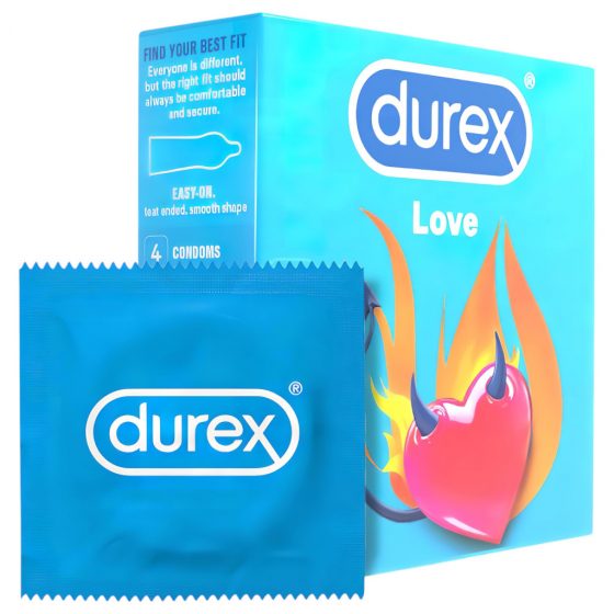 Durex kondóm Love - Easy-on kondóm (4 ks)