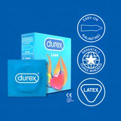 Durex kondómy Love - kondómy Easy-on (4 ks)