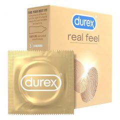 Durex Real Feel - bezlatexový kondóm (3 ks)