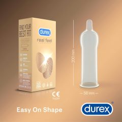 Durex Real Feel - bezlatexové kondómy (10 ks)