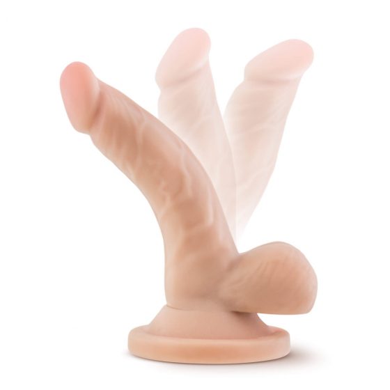 Dr. Skin 4 - realistické dildo s prísavkou - telová farba (12 cm)