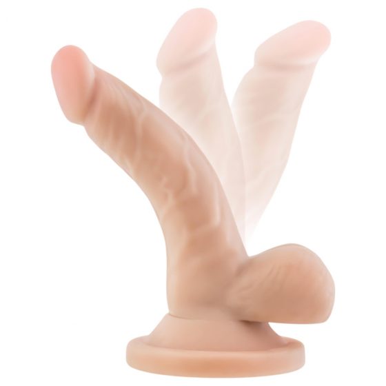 Dr. Skin 4 - realistické dildo s prísavkou - telová farba (12 cm)