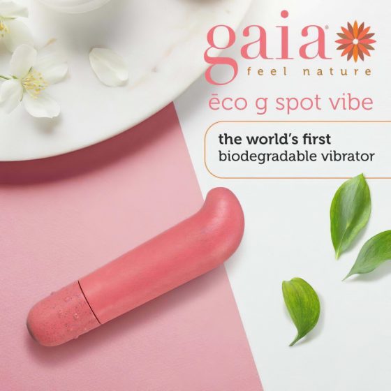 / Gaia Eco G-spot - ekologický vibrátor na bod G (koral)