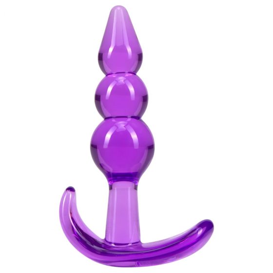 B Yours - sférické análne dildo (fialové)