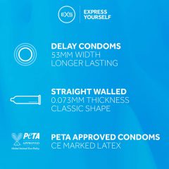 EXS Delay - latexový kondóm (144ks)
