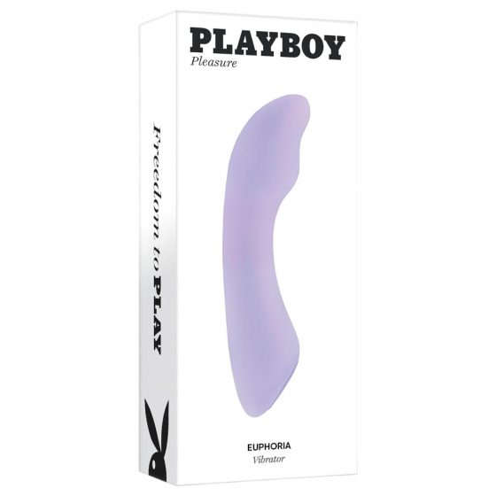 Playboy Euphoria - dobíjací, vodotesný vibrátor na bod G (fialový)