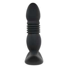 Playboy - akumulátorové análne dildo (čierne)