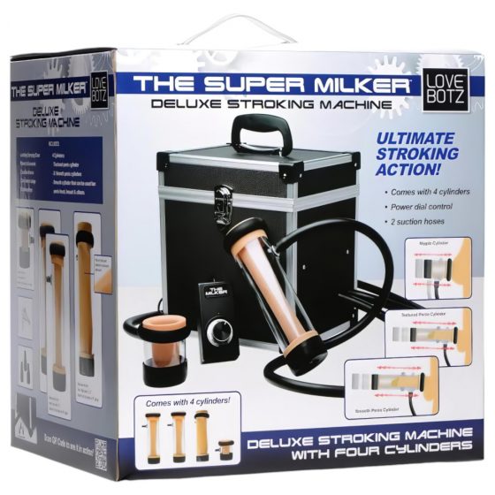 Super Milker - automatický luxusný masturbátor (čierny)