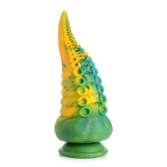   Creature Cocks Monstropus - silikónové dildo s ramenom chobotnice - 22 cm (žlto-zelené)