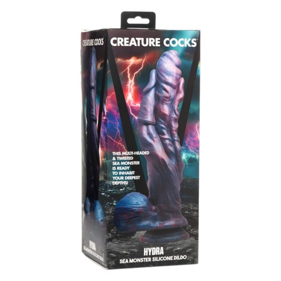 Creature Cocks Hydra - silikónové dildo - 27 cm (fialové)