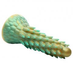   Creature Cocks Stegosaurus - silikónové dildo s hrotmi - 20 cm (zelené)