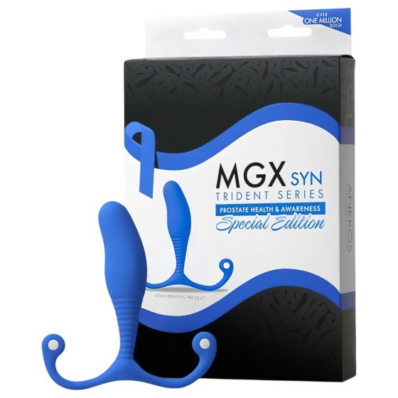 Aneros MGX Syn Trident - vibrátor na prostatu (modrý) -