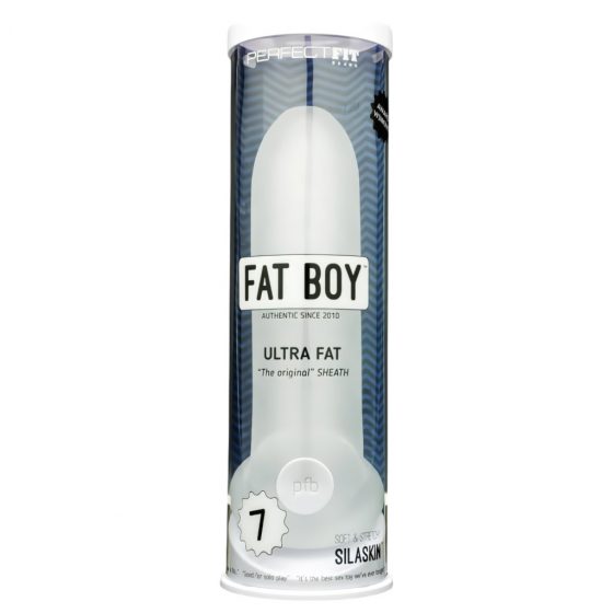 Fat Boy Original Ultra Fat - návlek na penis (19cm) - biely