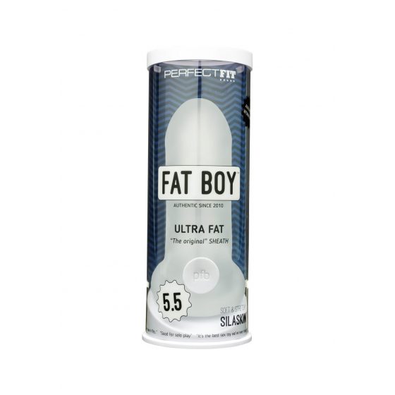 Fat Boy Original Ultra Fat - návlek na penis (15cm) - biely