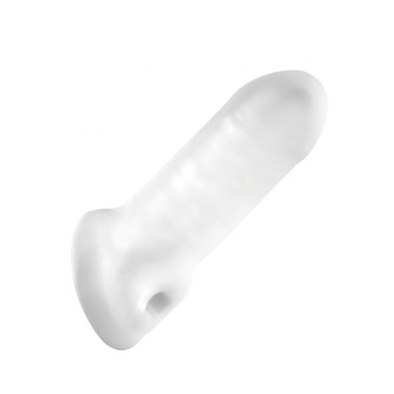 Fat Boy Original Ultra Fat - návlek na penis (15cm) - biely