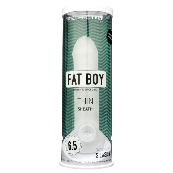 Fat Boy Thin - návlek na penis (17cm) - biely