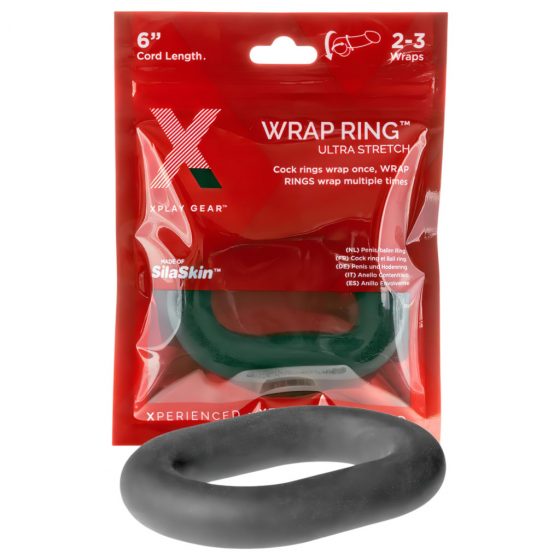 Perfect Fit Ultra Wrap 6 - hrubý erekčný krúžok - čierny (15 cm)