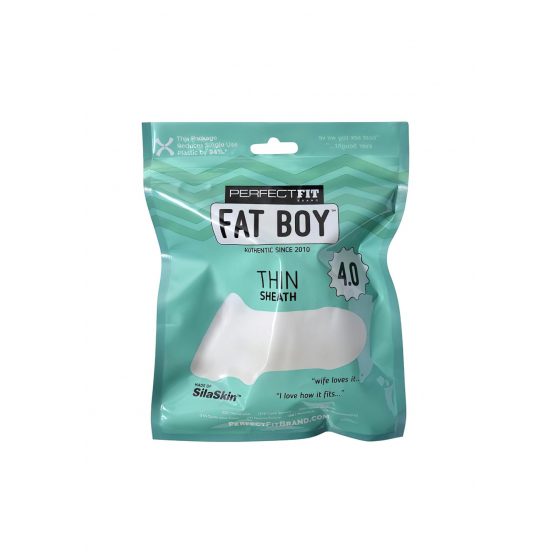 Fat Boy Thin - návlek na penis (10cm) - biely