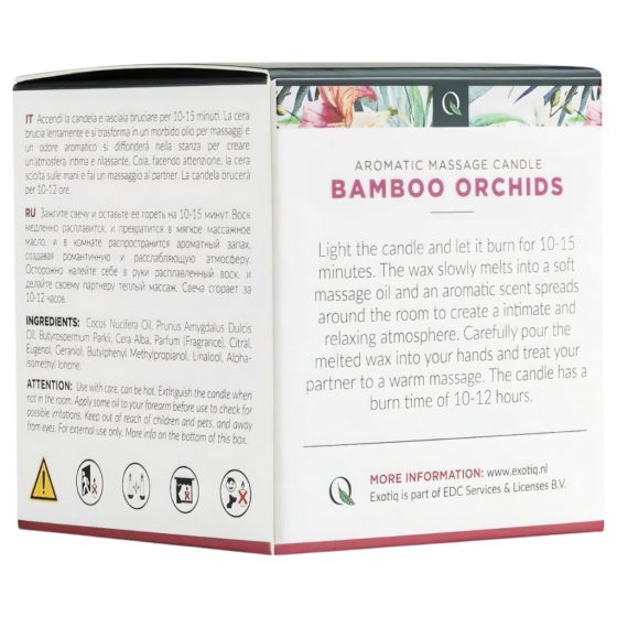 Exotiq Bambusové orchidey - masážna sviečka (60g)