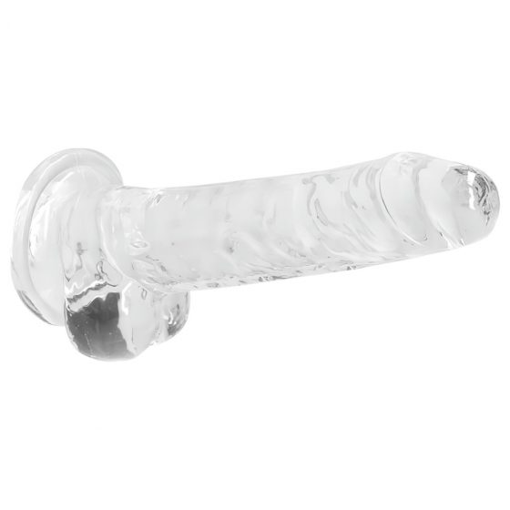 REALROCK - priesvitné realistické dildo - vodočisté (17cm)