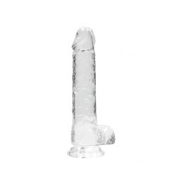   REALROCK - priesvitné realistické dildo - vodočisté (19cm)