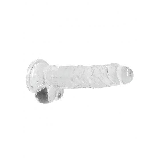 REALROCK - priesvitné realistické dildo - vodočisté (19cm)