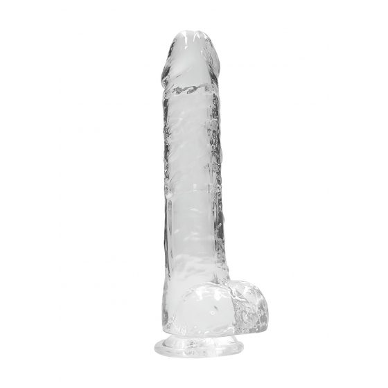 REALROCK - priesvitné realistické dildo - vodočisté (22cm)