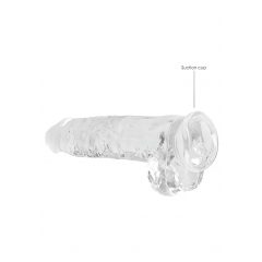   REALROCK - priesvitné realistické dildo - vodočisté (22cm)