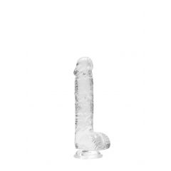   REALROCK - priesvitné realistické dildo - vodočisté (15cm)