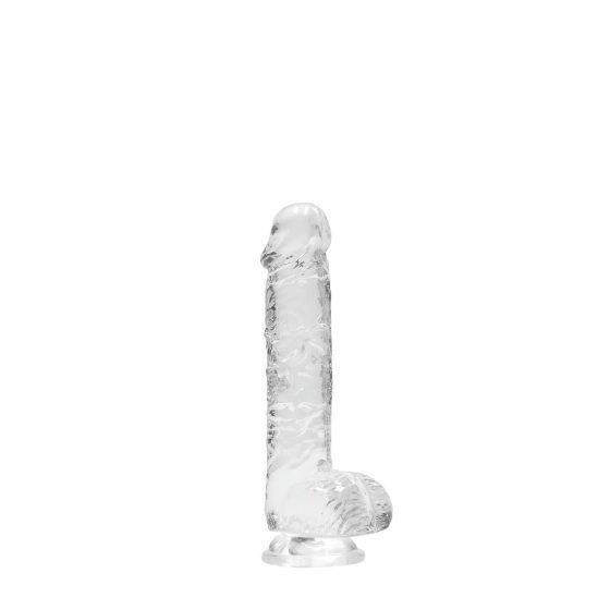 REALROCK - priesvitné realistické dildo - vodočisté (15cm)