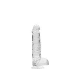   REALROCK - priesvitné realistické dildo - vodočisté (15cm)