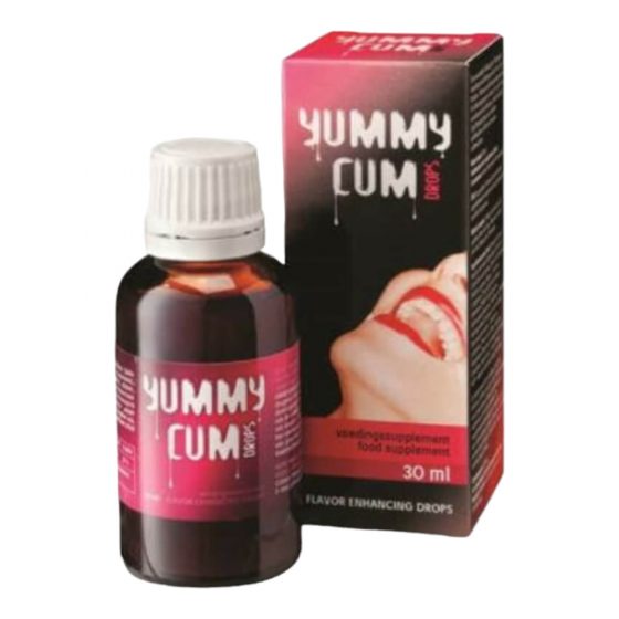 Yummy Cum Drops - výživový doplnok v kvapkách - pre mužov (30 ml)