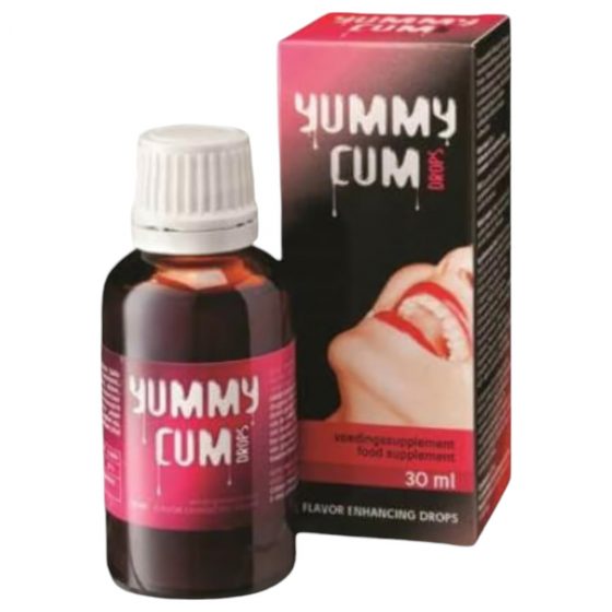 Yummy Cum Drops - výživový doplnok v kvapkách - pre mužov (30 ml)