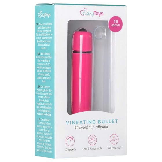 Easytoys Bullet - vodotesný tyčový vibrátor (ružový)