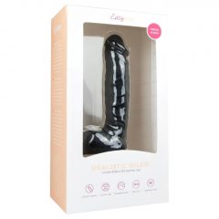   Easytoys - dildo so semenníkmi a prísavkou (22,5cm) - čierne