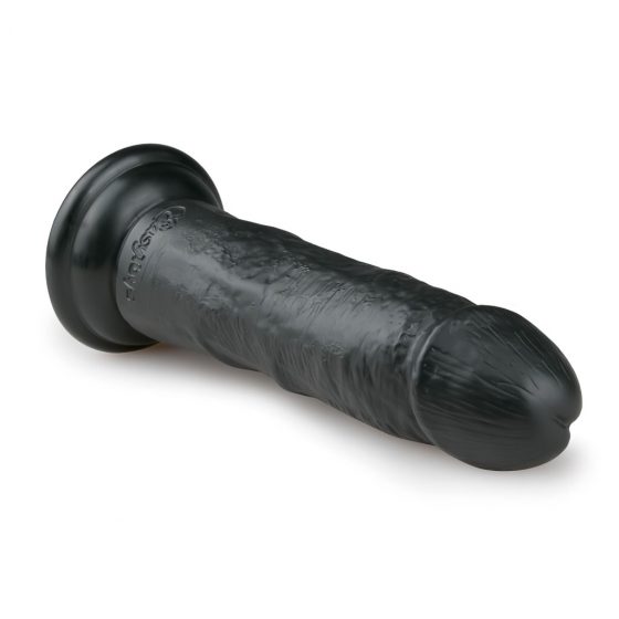 Easytoys - realistické dildo s prísavkou (15,5cm) - čierne