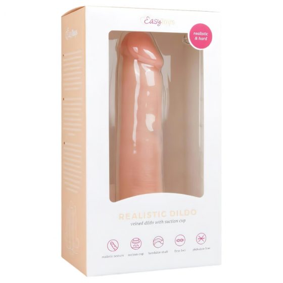 Easytoys - realistické dildo s prísavkou (20,5cm) - telová farba