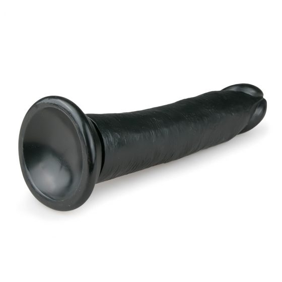 Easytoys - realistické dildo s prísavkou (20,5cm) - čierne