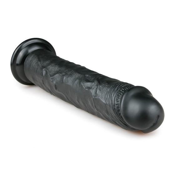 Easytoys - extra veľké dildo s prísavkou (28,5cm) - čierne