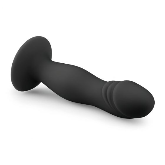 Easytoys - žaluďové dildo so svorkami (čierne)